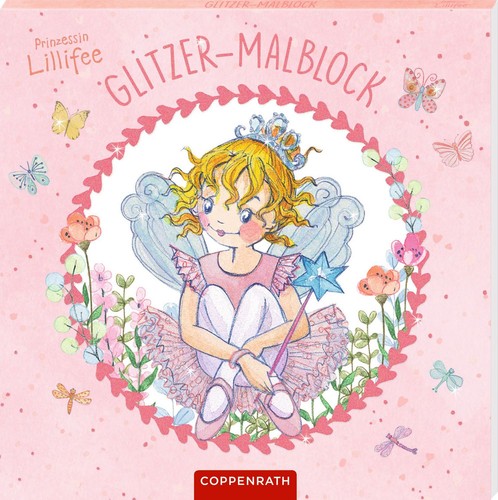 Glitzer malblock prinzessin - glitzer-malblock, (prinzessin